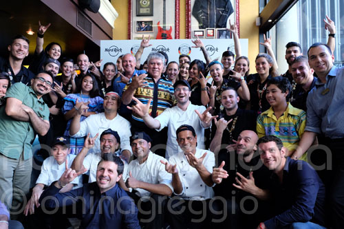 James E. Billie incontra la stampa italiana all’Hard Rock Cafe di Venezia
